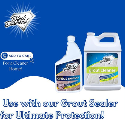 Ultimate Grout Cleaner for Tile & Grout, Acid-Free Stain Remover, 512 oz | Acid-free formula deep cleans grout on tile floors. Safe for marble, travertine, granite and all natural stone.