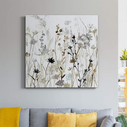 Renditions Gallery Wildflower Mist Wall Art, Premium Gallery Wrapped Canvas Decor, Ready to Hang, 32 in H x 32 in W, Made in America Print (AZS-WC21-19227-R-3232-MK)