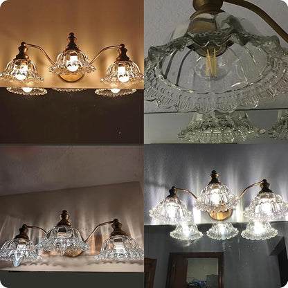 Vintage Bathroom Vanity Light Fixture 3 Lights Vanity Lighting Matte Antique Brass Vanity Light for Bathroom