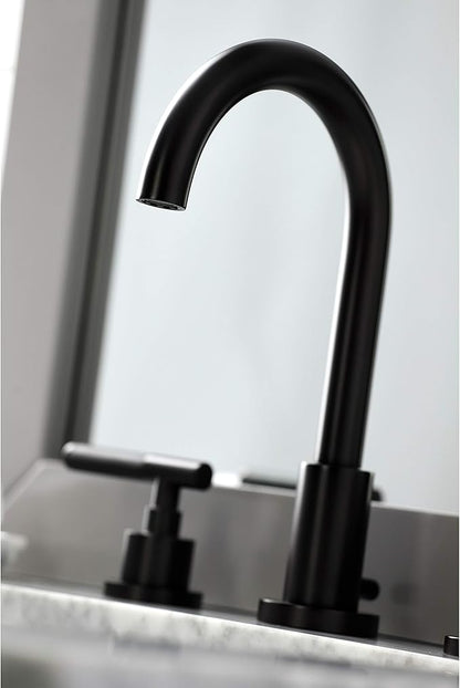 Fauceture FSC8925CKL Kaiser Widespread Bathroom Faucet with Pop-Up Drain, Oil Rubbed Bronze