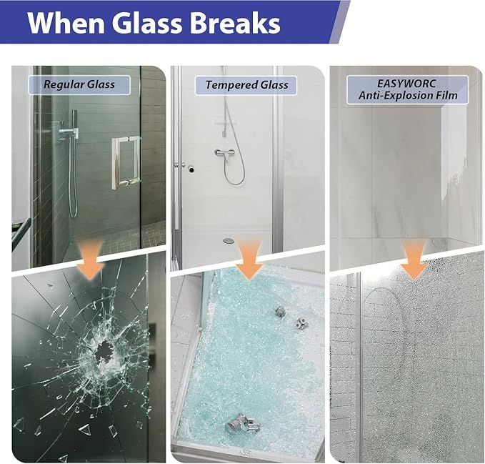 34"-36" W x 72" H Frameless Pivot Shower Door Brushed Nickel | 1/4"(6mm) SGCC Tempered Glass with Explosion-Proof Film &Nano Coating,Customizable Width