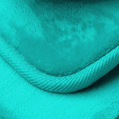Clara Clark 3 Piece Bathroom Rugs Bath Mat Set, Velvet Memory Foam Bath Mats for Bathroom - Non-Slip, PVC Backing Bath Rugs, Washable - Dries Quickly, Teal