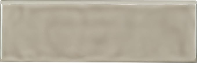 MSI Urbano Warm Concrete 4 in. Width x 12 in. Length Glossy Ceramic Subway Wall Tile for Bathroom, Kitchen Backsplash, Accent Wall Tile, and Shower Wall Tile
