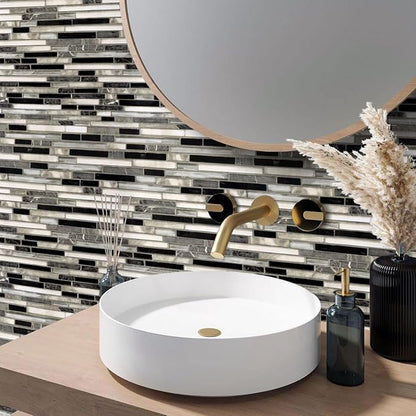 Livebor Backsplash Peel and Stick Wallpaper Kitchen Wallpaper17.7” x 196.8” | Kitchen Contact Paper Peel and Stick Wallpaper Backsplash Wallpaper Countertops Waterproof Wall Paper for Bathroom Tile Vinyl