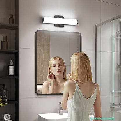 LED 16 Inch Vanity Light Fixture, 18W Dimmable Led Bath Lights, Black Bar Vanity Light for Bathroom Mirror - Wall Mount Vanity Lighting