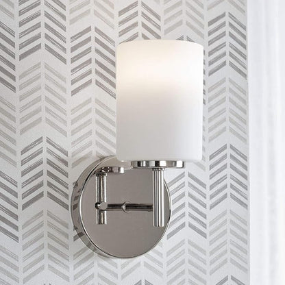 Progress Lighting P2131-104 Replay Bath & Vanity, 1-Light, Polished Nickel