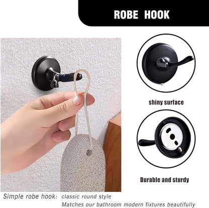 Classic Bathroom Hardware 4-piece Set, Matt Black | Wall Mounted,Stainless Steel and Zinc material,Including Towel Bar,Towel Ring,Toilet Paper Holder,Robe Hook