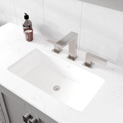 Eviva Aberdeen 96 in. Gray Double Sink Bath Vanity with Carrara Quartz Top and Undermount Porcelain Sinks