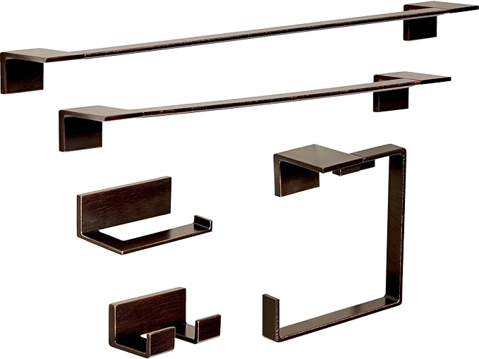 Delta Vero (1-Pack) Toilet Paper Holder Venetian Bronze Tissue Roll Holder for Bathroom Organization and Storage Single Post Toilet Tissue Holder Wall Bathroom Accessories 77750-RB