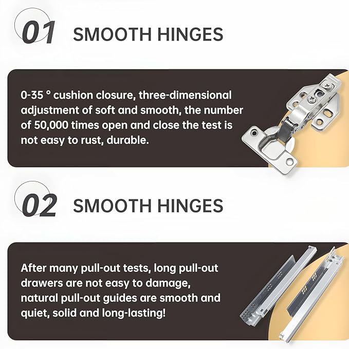 60IN Double Sink Bathroom Vanity, Floating Modern Bathroom Vanity Include Smart Defog Mirror Cabinet with LED Light, Solid Wood Vanities with Integrated Sink and Drawers Storage