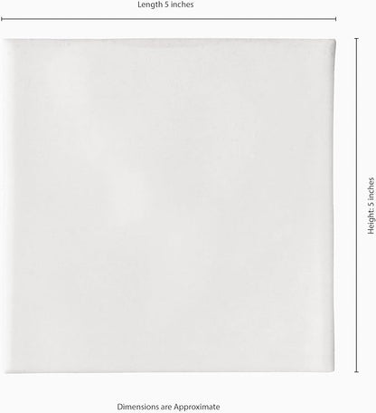M S International Renzo Dove Glossy Ceramic Square Wall Tile for Bathroom, Kitchen Backsplash, Accent, and Shower - Sample