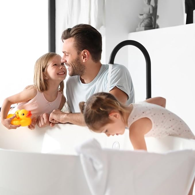 Filtered Shower Head for Hard Water: High Pressure Rainfall Showerhead for Low Water Flow - 7 Spray Modes Anti-Clog Nozzles & Tool-Free Install for Bathroom