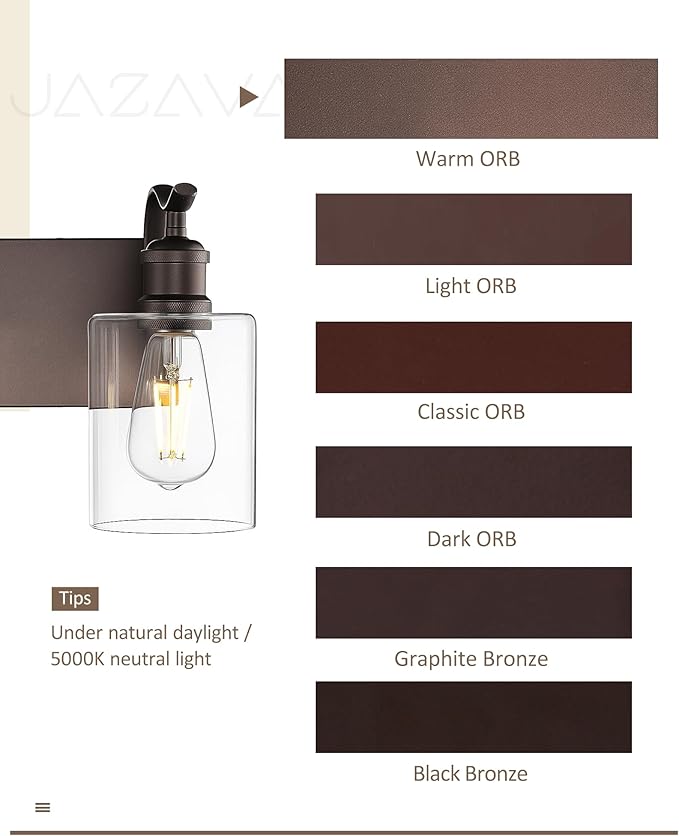 8-Light Bathroom Vanity Light,White Frosted Glass,Oil Rubbed Bronze | 56 Inch Over Mirror Wall Light,E26 sockets,for bathroom mirror,powder room,dressing area