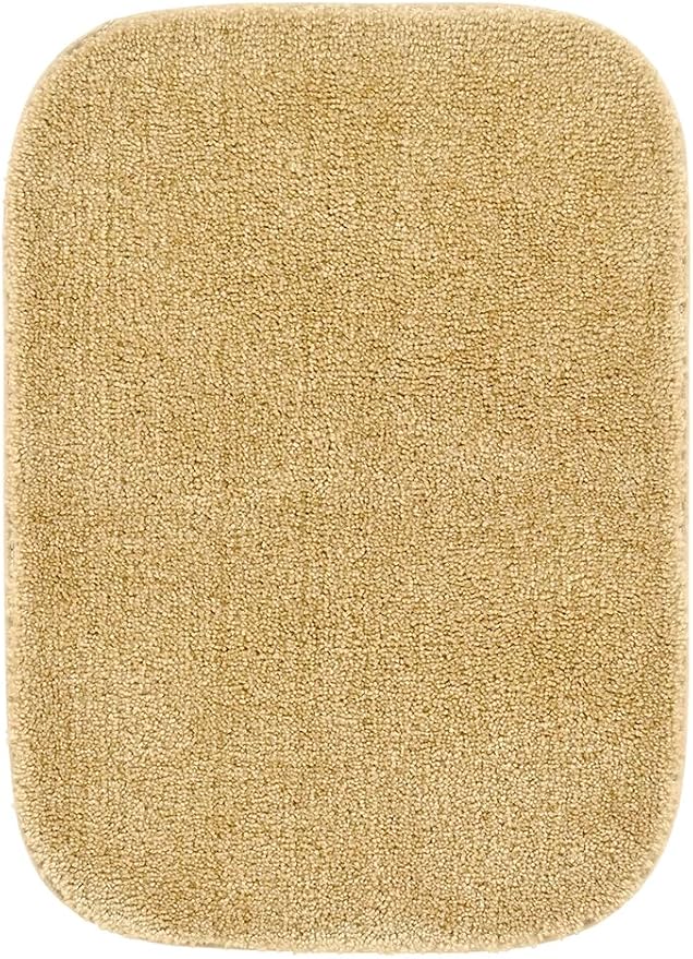 Garland Rug Traditional Nylon Washable Linen 3 Piece Set - Lid, Contour, Bath Rug - Soft, Absorbent, and Stylish for Your Bathroom