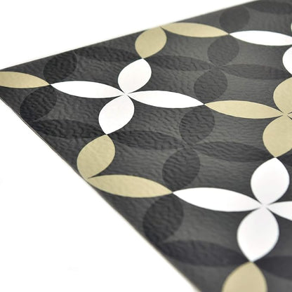FloorPops Arbor Peel and Stick Floor Tiles, Patterned Removable Vinyl Flooring, Self Adhesive Floor Tiles for Kitchen Bathroom Entryway (Pack of 6)