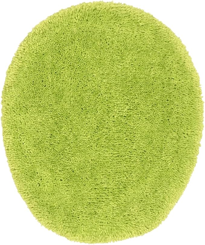 Garland Rug Traditional Nylon Washable Lime-Aid 3 Piece Set - Lid, Contour, Bath Rug - Soft, Absorbent, and Stylish for Your Bathroom