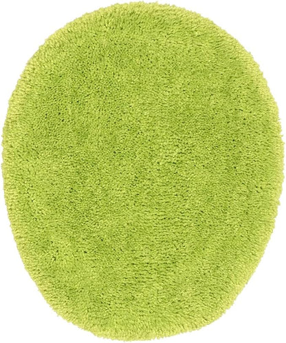 Garland Rug Traditional Nylon Washable Lime-Aid 3 Piece Set - Lid, Contour, Bath Rug - Soft, Absorbent, and Stylish for Your Bathroom