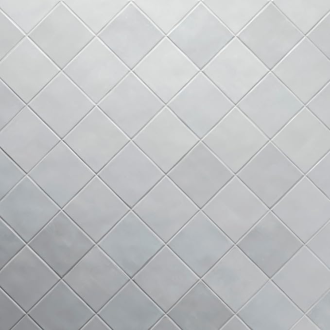 MSI Renzo Sky 5 Inch x 5 Inch Glossy Ceramic Square Wall Tile for Bathroom, Kitchen Backsplash, Accent Wall, and Shower