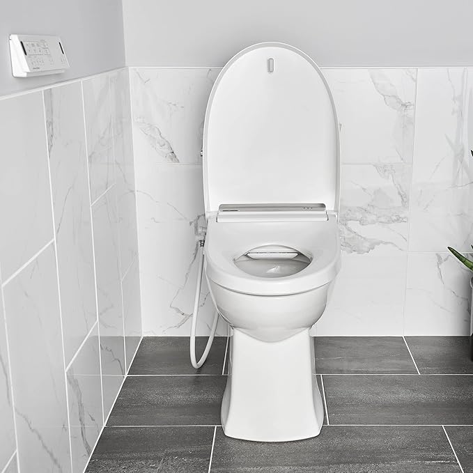 American Standard 8018A60GRC-020 Advanced Clean 3.0 SpaLet Electric Bidet Seat, Elongated, White