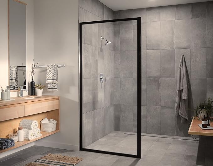 Moen Genta LX Chrome Modern 18-Inch Single Kitchen or Bathroom Towel Bar, BH3818CH