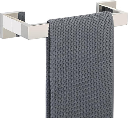 Alise Towel Bar Towel Rack for Bathroom Wall Mount 12 Inch,Polished Chrome | SUS304 Stainless Steel Bathroom Towel Holder, Full Square Towel Rod Towel Hanger for Bathroom Lavatory Kitchen