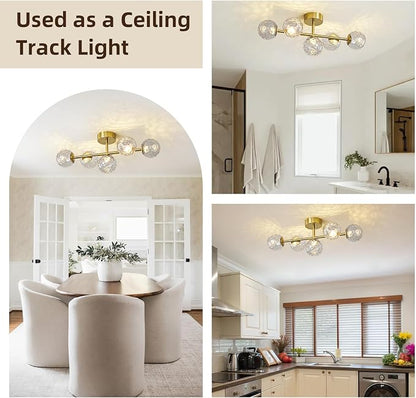 ALIYIQI LED Bathroom Vanity Light Fixtures,Brushed Gold Brass Bathroom Light Fixtures