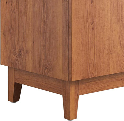 Modway EEI-6400-WAL Miles 36” Bathroom Vanity Cabinet (Sink Basin Not Included), Walnut