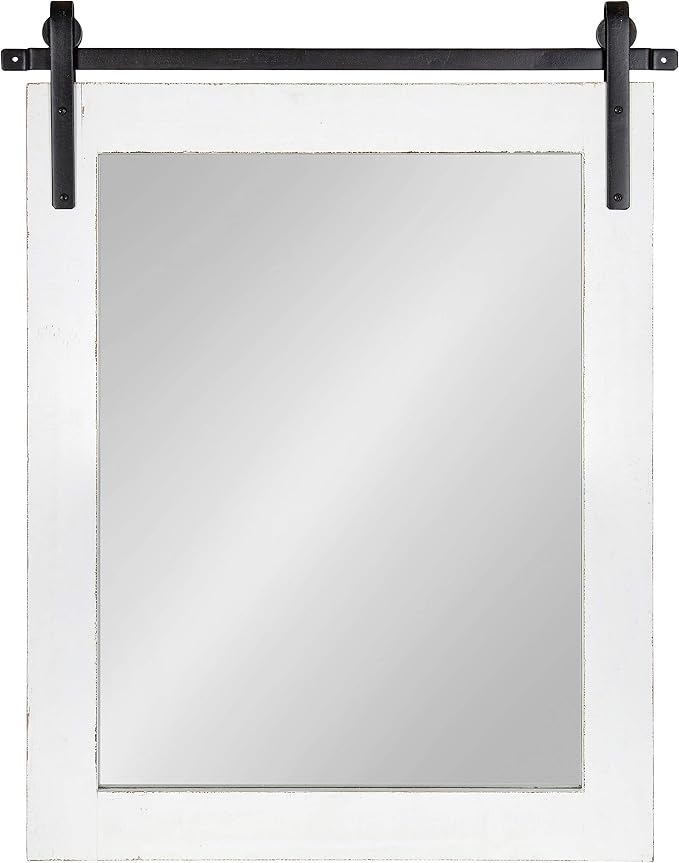 Kate and Laurel Cates Farmhouse Wall Mirror