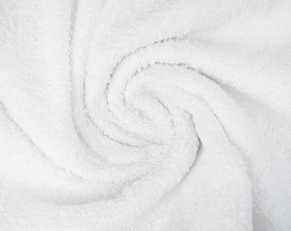 ZUPERIA White Bath Towels Bulk 60 Pack (20 x 40 Inches) - 100% Cotton Economy Light Weight Towels for Commercial Use - Quick Dry, Ultra-Soft, and Absorbent Bulk Towels