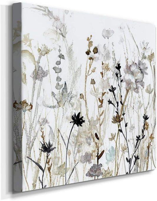 Renditions Gallery Wildflower Mist Wall Art, Premium Gallery Wrapped Canvas Decor, Ready to Hang, 40 in H x 40 in W, Made in America Print, AZS-WC24-19227-R-4040-MK