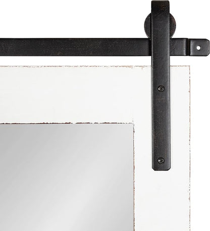 Kate and Laurel Cates Farmhouse Wall Mirror