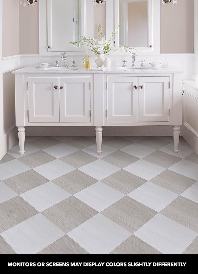 FloorPops 12-in by 12-in Kingsley Natural Peel and Stick Floor Tiles, FP5060