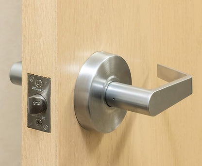 Master Lock SLCHPG26D Heavy Duty Lever Style, Grade 2 Commercial Passage Door Lock, Brushed Chrome/Chrome