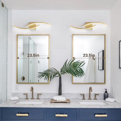 23.62 inch Vanity Light for Bathroom Lighting Fixtures Over Mirror Dimmable 5CCT Vanity Lighting Fixture Modern Bathroom Vanity Light Modern Wall lamp