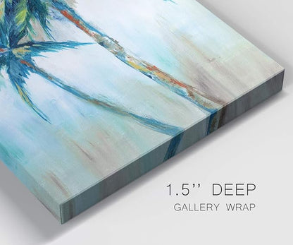 Renditions Gallery Canvas Nature Wall Art Home Decorations Paintings Colorful Palm Trees Abstract Canvas Wall Hanging Artwork Prints for Living Room Office Home Kitchen - 8"x12" LT02