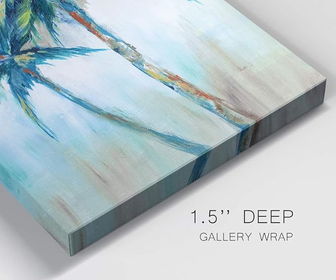 Renditions Gallery Canvas Nature Wall Art Home Decorations Paintings Colorful Palm Trees Abstract Canvas Wall Hanging Artwork Prints for Living Room Office Home Kitchen - 12"x18" LT02