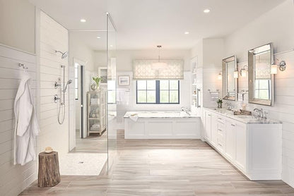 Moen YB6461CH Belfield 1-Light Dual-Mount Bath Bathroom Vanity Fixture with Frosted Glass, Chrome