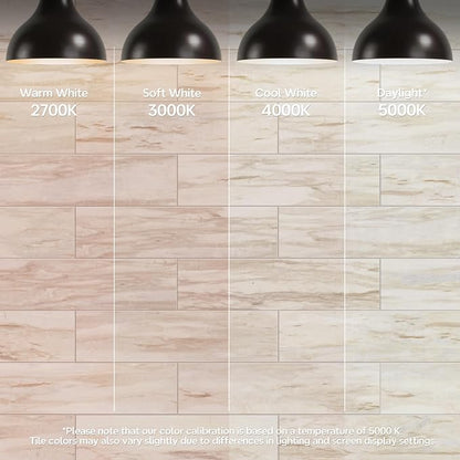 Vamos Tile Peel and Stick Backsplash, Glossy 40-Piece 3''x12'' Subway Tile | Eurasian Wood with White Grout Wall Tile,PVC Faux Stone Stick on Subway Tiles for Kitchen,Bathroom,Laundry,Camper