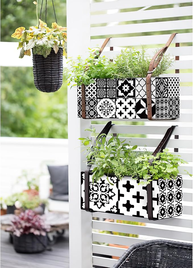 Easy Peel Stick Vinyl wall Tile Decals 6x6in Stick on backsplash,12Pc | Waterproof&heat resistant tile stickers for kitchen RV laundry backsplash decor,remove no damaging,black white tile