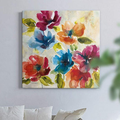Renditions Gallery Color My World Wall Art, Premium Gallery Wrapped Canvas Decor, Ready to Hang, 24 in H x 24 in W, Made in America Print