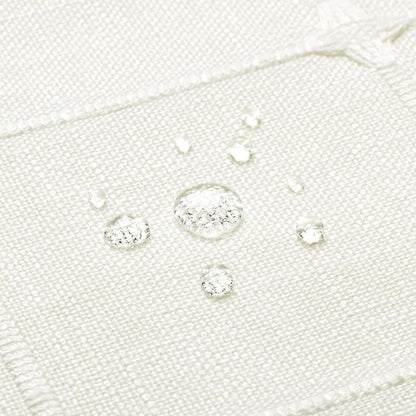 MitoVilla Cream White Boho Extra Long Shower Curtain 72 x 84, Modern Farmhouse 84 inch XL Polyester Linen Texture Tassel Fabric Shower Curtain Set with Hooks for Country Bathroom Decor, Ivory