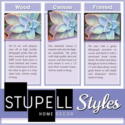 Stupell Industries 'Blue Bow Heels on Bookstack'| Canvas Art | Stupell Industries | 36 x 48 Inches, Easy to Hang and Sturdy, Made in USA, by Amanda Greenwood
