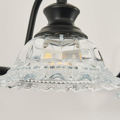 XIEDUN Bathroom Vanity Light Black 8 Light