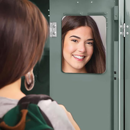 Mavoro 7x9 Magnetic Locker Mirror, Acrylic, Glassless Safety, Frameless (1)