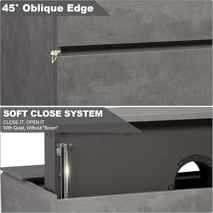 Wall Mounted 36 Inch Bathroom Vanity with Sink, Floating Vanity Bathroom, Single Sink Bathroom Vanity, 2 Drawers, Resin Integrated Sink (Dark Birch)