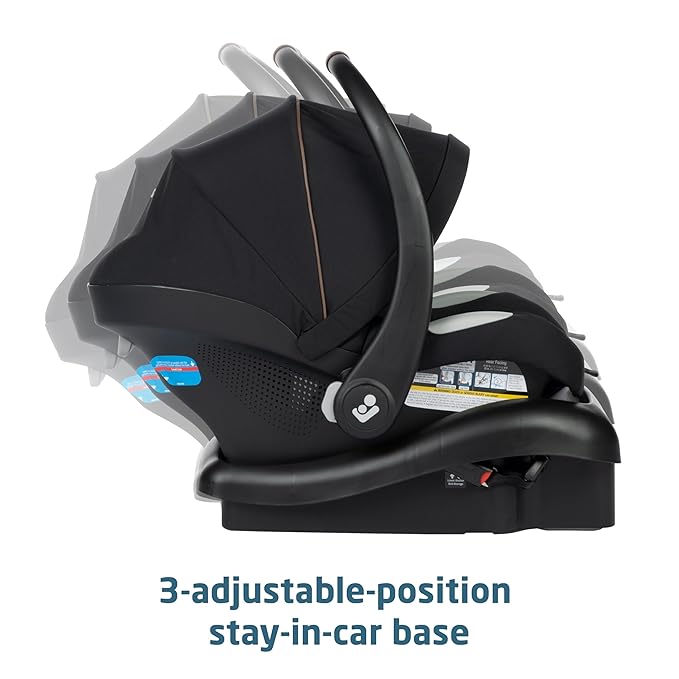 Maxi-Cosi Zelia 2 Luxe 5-in-1 Modular Travel System, New Hope Black