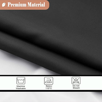 UFRIDAY Dark Shower Curtain Long 72-Inch x 78-Inch, Fashion Polyester Shower Curtains for Bathroom