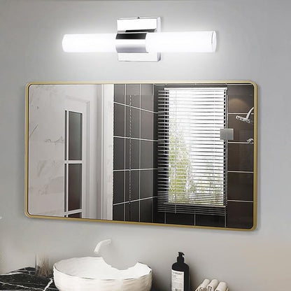 TRLIFE Modern LED Vanity Light - 18.1" x 6" Dimmable, 10W Cool White 6000K Bathroom Vanity Mirror Front Light Fixture