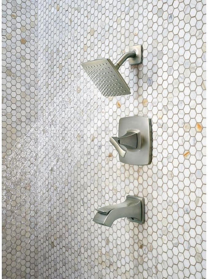 Pfister Venturi Tub & Shower Trim Kit, Valve and Cartridge Included, 1-Handle, Spot Defense Brushed Nickel Finish, 8P8WS2VNSGS