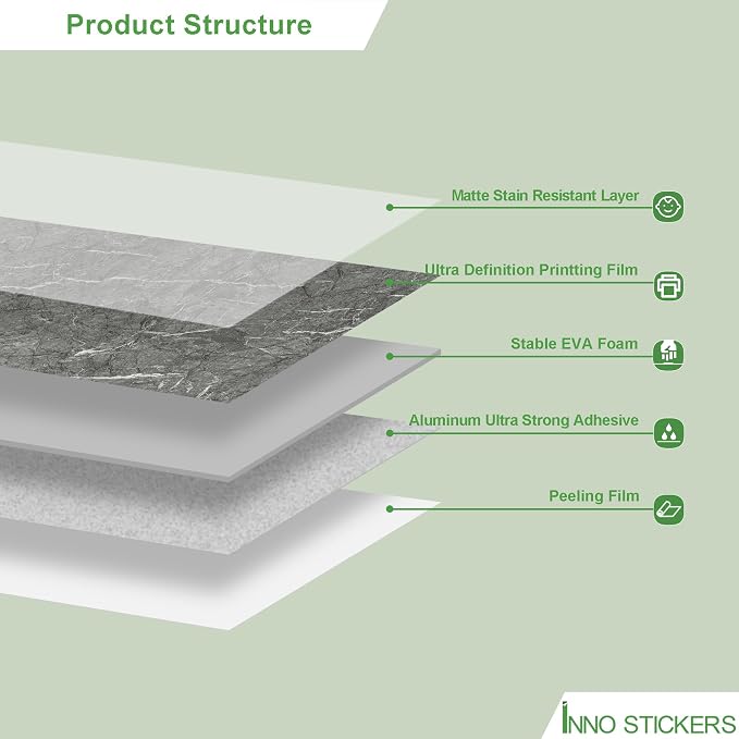 Marble Peel and Stick Waterproof Wall Paneling, 118" x 47" Bardiglio Grey Matte Finish Self-Adhesive Backsplash Tile Vinyl Wall Panel for Kitchen Bathroom Wall Decor, Covers 38.75 Sq. Ft.